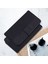 Tecno Spark Go 1 / Pop 9 Pro Siyah Için Kabartmalı Deri Kılıf (Yurt Dışından) 2