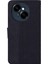 Tecno Spark Go 1 / Pop 9 Pro Siyah Için Kabartmalı Deri Kılıf (Yurt Dışından) 4