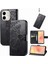 Infinix Smart 9 Siyah Için Aşk Çiçeği Kabartmalı Kılıf (Yurt Dışından) 1