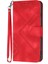 Infinix Hot 50 Pro+ 4g Kırmızı Için Çizgi Desenli Pu Kılıf (Yurt Dışından) 2