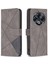 BF05 Tecno Spark 30 4g Gri Için Deri Kılıf (Yurt Dışından) 1