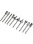 Freze Uçları Dremel Foredom Döner Araç Seti Uyar Ağaç Işleme Bıçağı Kenar Onarım Marangoz Matkap Ucu 10 Adet 1/8 "3 mm Shank Mini Hss Freze Uçları Uyar Dremel Foredom Döner Aracı 4