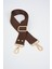 Brown Kahverengi Çanta Sapı Ayarlanabilir Gold Detaylı (Polyester) 110 cm G:4 cm 1