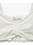 Kare Yaka Gipe Detaylı Balon Kollu Crop Bluz 3