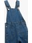 Pamuklu Kare Yaka Ayarlanabilir Askılı Uzun Denim Tulum 3