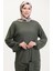 Önden Bağlamalı Tunik Pantolon Ikili Takım 7680-05 Haki 3