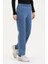Beli Lastikli Ispanyol Paça Pantolon 181612-02 Mavi 5