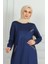 Püskül Detaylı Tunik Pantolon Ikili Takım 20042-01 Lacivert 3