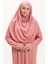 Tek Parça Namaz Elbisesi 1712-03 Pudra 3