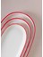 Joy Oval Servis 2li Set Kırmızı 17X30X4 cm 2