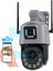 8mp 4K Wifi Ptz Kamera 36X Isteğe Bağlı Zoom Çift Lens Çift Ekranlar Gözetim Ir Gece Görüş 1