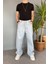 Buz Mavisi Baggy Kot Pantolon 2