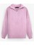 Oversize Yarım Fermuarlı Kazak Pembe 1