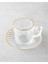 Goldie Cam 4 Parça 2 Kişilik Çay Fincanı Takımı 170 ml Gold 3