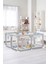 Playard Güvenli Bebek ve Çocuk Oyun Alanı Oyun Parkı 120X120 Oyun Matı Topları ve Yataklı 6