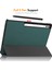 Samsung Galaxy Tab S9 Ultra/galaxy Tab S10 Ultra Için Enkay Şapka Prens Üç Katlı Stand Kapak Pu Deri+Pc Tablet Kılıfı-Koyu Yeşil 4
