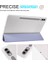Samsung Galaxy Tab S10+ Kılıf Için Kalem Yuvası Üç Katlı Standlı Pu Deri + Tpu Tablet Kapağı Otomatik Uyandırma/uyku-Lavanta Mor 4