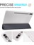 Samsung Galaxy Tab S10+ Kılıf Için Kalem Yuvası Üç Katlı Standlı Pu Deri+Tpu Tablet Kapağı Otomatik Uyandırma/uyku-Siyah 4