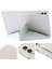 Samsung Galaxy Tab S10+ Kılıf Pu Deri Origami Standı Şeffaf Tablet Kılıfı-Matcha Yeşili 5