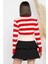 Kadın Balıkçı Yaka Taş Detaylı Crop Top Bluz 3