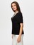 Zincir Şertili V Yaka Kısa Kol T-Shirt S25TSH064 5