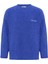 Bisiklet Yaka Oversize Peluş Sweatshirt Saks 6