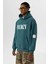 Kart Detaylı Yıkamalı Oversize Sweatshirt Petrol 5