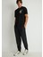 Beli Lastikli Siyah Jogger Pantolon 0010190-900 2