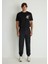 Beli Lastikli Siyah Jogger Pantolon 0010190-900 3