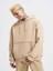 Unisex Basic Oversize Kapüşonlu Bej Sweatshirt 5