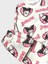 Kız Çocuk Pamuklu Beyaz Pembe Kuromi Desenli Uzun Kollu Mevsimlik Pijama Takımı 3