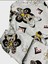Kız Çocuk Pamuklu Gri Çiçek Sevimli Mickey Desenli Uzun Kollu Mevsimlik Pijama Takımı 3