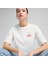 Kadın Beyaz Puma Wardrobe Ess Graphic Tee Beyaz Kadın T-Shirt 3