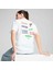 Kadın Beyaz Puma Wardrobe Ess Graphic Tee Beyaz Kadın T-Shirt 4