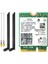 1650I AX201NGW Wifi KARTI+2X8DB Anten 3000MBPS Wıfı6 2.4g/5g Cnvio2 Bluetooth 5.1 Wifi Adaptörü WIN10/WIN11 Için (Yurt Dışından) 1