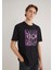 Rick and Morty Baskılı Siyah Tişört 0611683-900 2