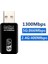 USB Wifi Adaptörü 5ghz Wifi USB Adaptörü AC1300MBPS Wifi Adaptörü Çift Bant USB 3.0 Ethernet 2.4g 5g Wifi Anteni (Yurt Dışından) 5