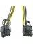 8pin - Çift 8pin(6+2) Güç Kablosu Gpu Güç Kablosu Tesla K80 M40 M60 P40 P100 (Yurt Dışından) 3