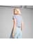 Kadın Mavi Puma Wardrobe Ess Baby Tee Mavi Kadın Crop 2
