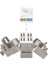 Keystone Modül Jakları - 12 Parça CAT6A Korumalı Keystone Jakı RJ45 Cat 6A Ethernet Modülü 10 Gbit Metal Muhafazalı (Yurt Dışından) 4