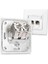 Keystone Modül Jakları - 12 Parça CAT6A Korumalı Keystone Jakı RJ45 Cat 6A Ethernet Modülü 10 Gbit Metal Muhafazalı (Yurt Dışından) 5