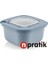 Elegant Storage Box Saklama Kabı Seti 3 Parça Vakumlu Kapak Mikrodalga ve Buzdolabına Uygun Renkli Kullanışlı 2