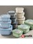 Elegant Storage Box Saklama Kabı Seti 3 Parça Vakumlu Kapak Mikrodalga ve Buzdolabına Uygun Renkli Kullanışlı 5