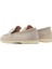 Kadın Bej Süet Deri Maskülen Loafer 25SFD130310 5