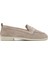 Kadın Bej Süet Deri Loafer 25SFD510410 1