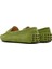 Kadın Yeşil Süet Deri Loafer 25SFD290310 5
