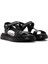 Kadın Siyah Deri Comfort Sandalet 25SFD340618 3