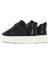 Erkek Siyah Bağcıklı Kalın Tabanlı Deri Sneaker 25SFD654318 5