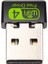 USB Wifi Adaptörü, 150MBPS Tek Bantlı 2.4g Kablosuz Adaptör, Dizüstü/masaüstü/pc Için Mini Kablosuz Ağ Kartı Wifi Dongle, Windows 10/8/8.1 Desteği (Yurt Dışından) 3