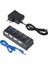 USB 3.0 Güç Adaptörü 4 Bağlantı Noktalı Çoklu USB Ayırıcı Hub 3.0usb Hub 50CM Kablo Hub Yerleştirme Istasyonu Abd Fişi (Yurt Dışından) 1